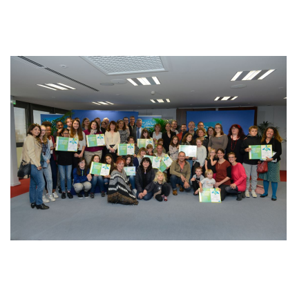 Remise des prix du 1er concours éco-citoyen du Conseil départemental de l'Essonne, "Action pour la planète !"