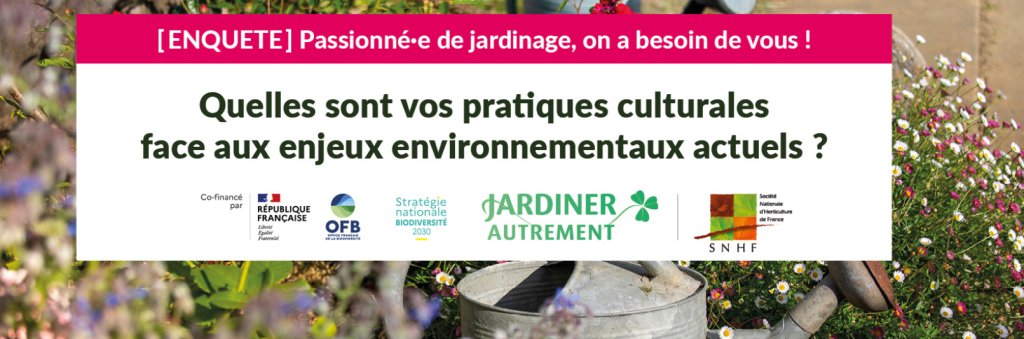 Enquête nationale : Vos pratiques culturales !