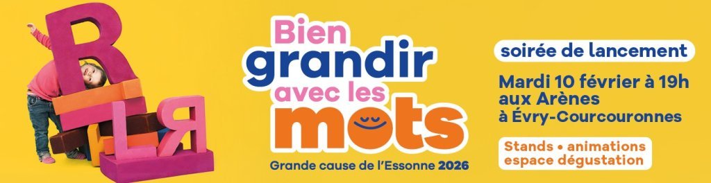 Bien grandir avec les mots&nbsp;: la grande cause de l’Essonne en 2026