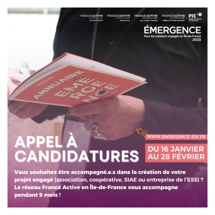 Emergence IDF : le programme pour les porteurs de projets engagés