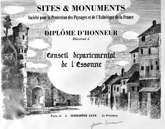 diplome cd91 protection paysages